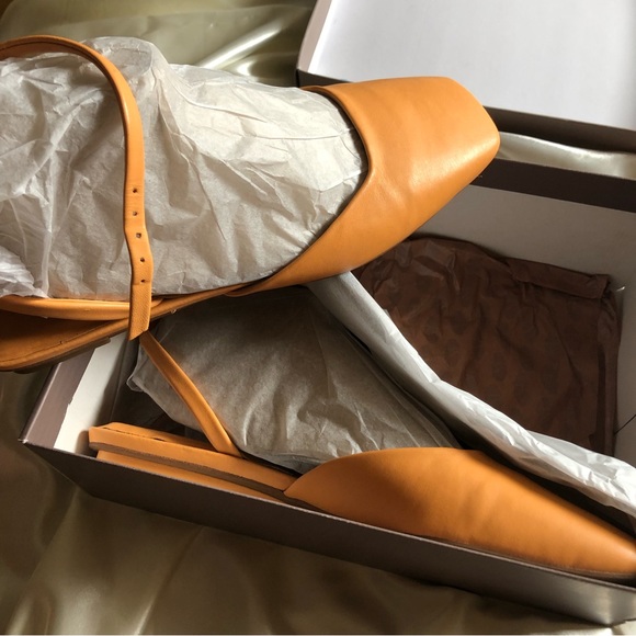 Cantaloupe colored Franco Starto Square toe - Picture 9 of 10